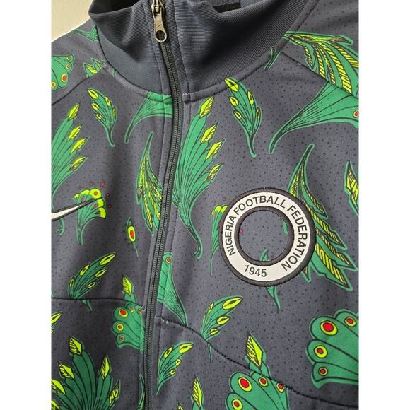 Nike Nigeria Track Jacket Men's M Super Eagles 2020 2021 Soccer Football Rare - Picture 3 of 9